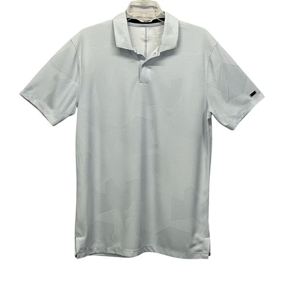 Nike Tiger Woods Golf Polo Men's M Light Blue Athleisure Dri Fit Standard Fit - Picture 1 of 9